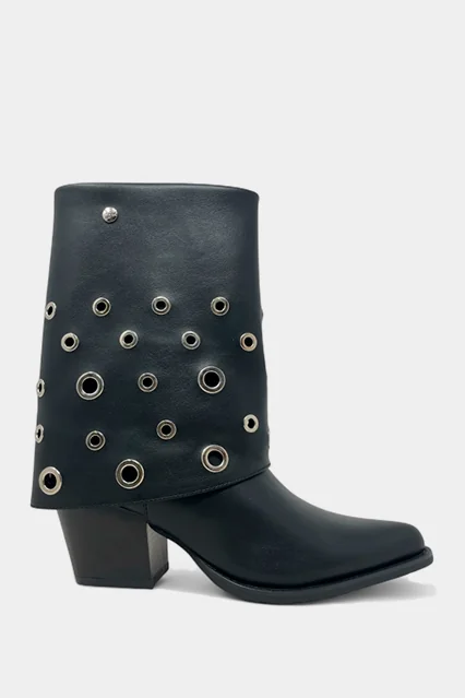 Botim Estilo Texana com Tachas